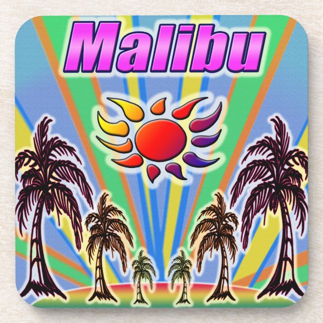 Malibu Summer Love Coaster (Front)