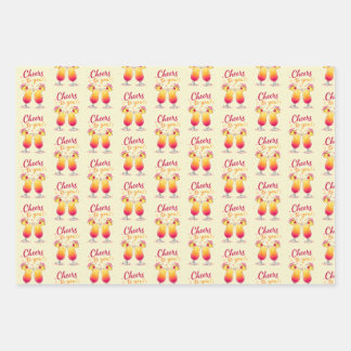 Malibu Sunset Birthday Wrapping Paper