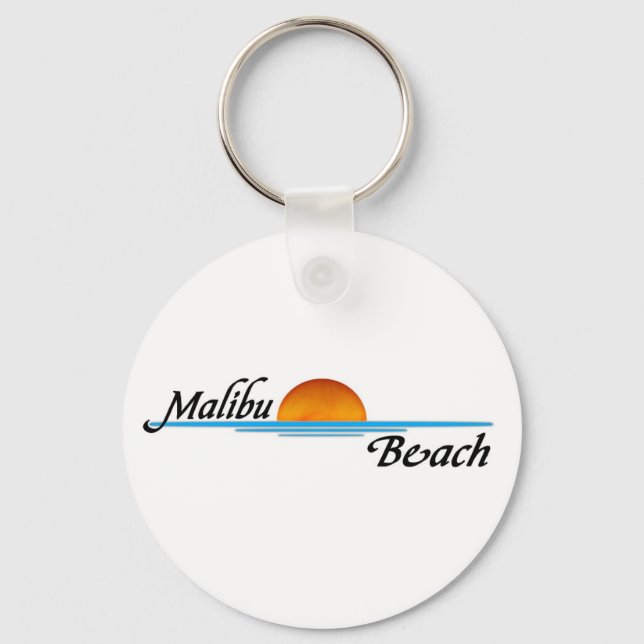 Malibu Sunset Keychain (Front)