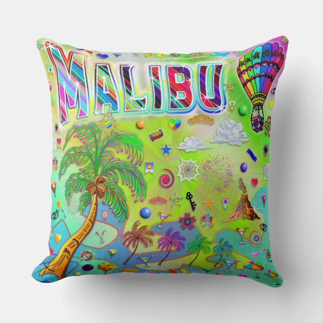 Malibu Timeless Melody Pillow (Front)