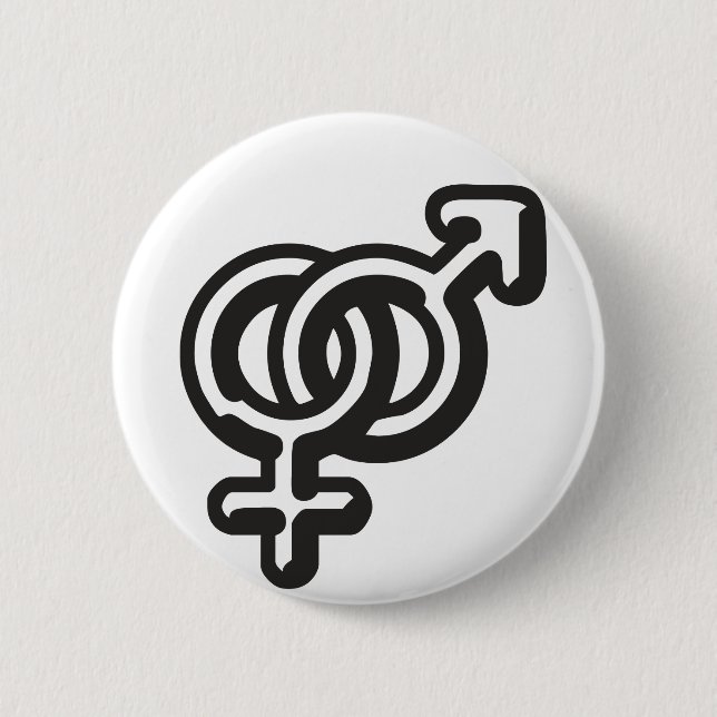 Malicia Heteros Pinback Button (Front)