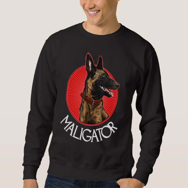 Maligator Belgian Malinois Sweatshirt (Front)