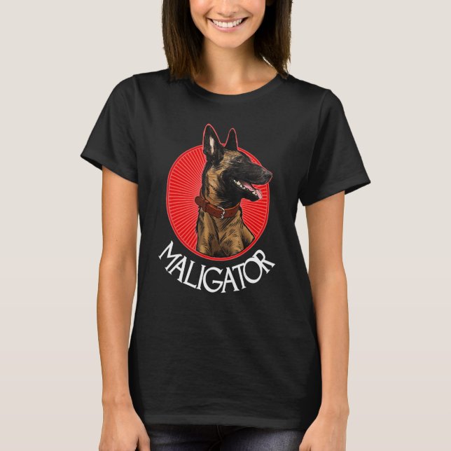 Maligator Belgian Malinois T-Shirt (Front)