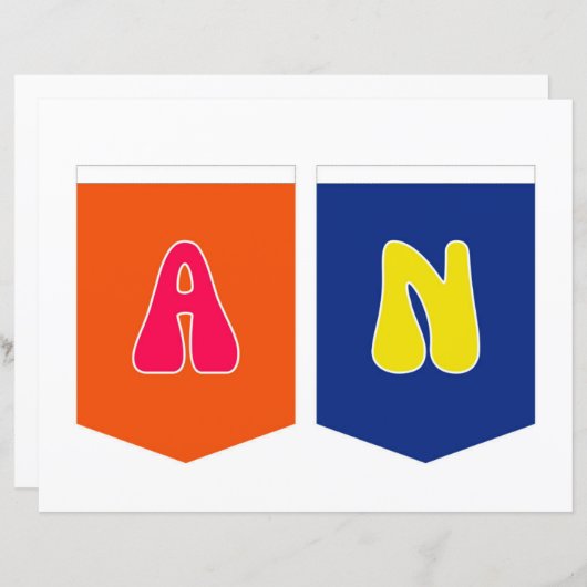 Maligayang Kaarawan Banner AN (Front/Back)