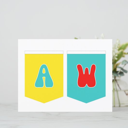 Maligayang Kaarawan Banner AW (Standing Front)