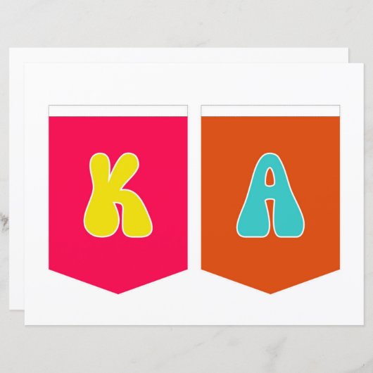 Maligayang Kaarawan Banner KA (Front/Back)