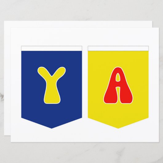 Maligayang Kaarawan Banner YA (Front/Back)