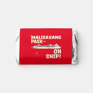 Maligayang Pask-OH SHIP! R/Gld. Christmas Cruise Hershey's Miniatures