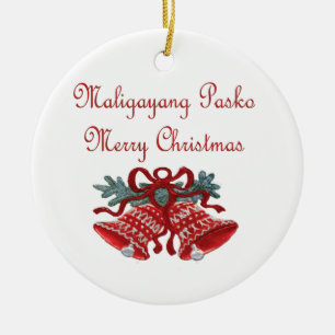 Maligayang Pasko Ceramic Ornament