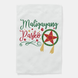 Maligayang Pasko Filipino Christmas Philippines Garden Flag