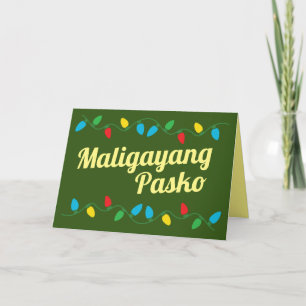 Maligayang Pasko Philippines Christmas Card