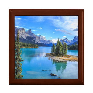 Maligne Lake, Alberta, Canada Gift Box
