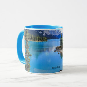 Maligne Lake, Alberta, Canada Mug