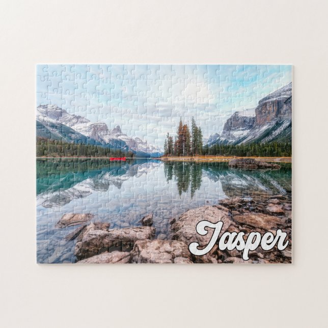 Maligne Lake, Jasper National Park Jigsaw Puzzle (Horizontal)