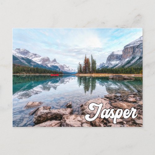 Maligne Lake Jasper National Park Postcard