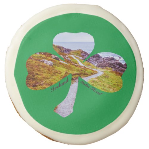 Malin Head Shamrock County Donegal Ireland Sugar Cookie