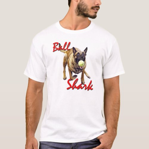 Malinois Ball Shark T_Shirt