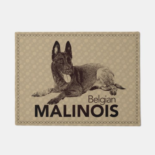 Malinois _ Belgian shepherd _Mechelaar Doormat
