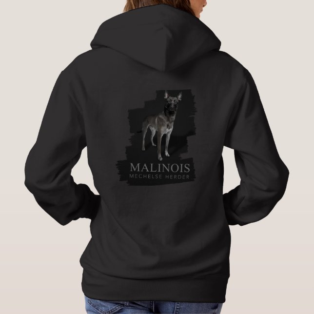 Malinois - Belgian shepherd -Mechelaar Hoodie (Back)