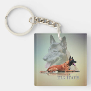 Malinois - Belgian shepherd -Mechelaar -Maligator Keychain