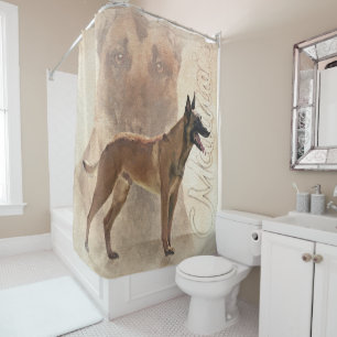 Malinois  - Belgian shepherd - Mechelaar Shower Curtain
