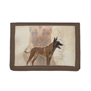 Malinois - Belgian shepherd - Mechelaar Tri-fold Wallet