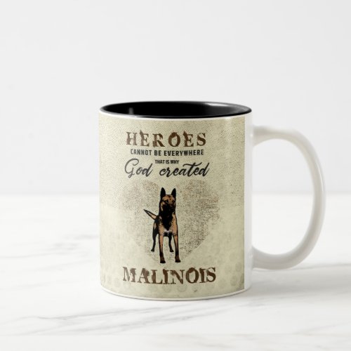 Malinois _ Belgian shepherd _Mechelaar Two_Tone Coffee Mug