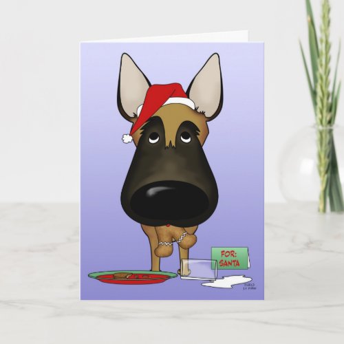 Malinois Christmas _ Ho Ho Ho Holiday Card