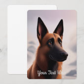 Malinois Dog (Front/Back)