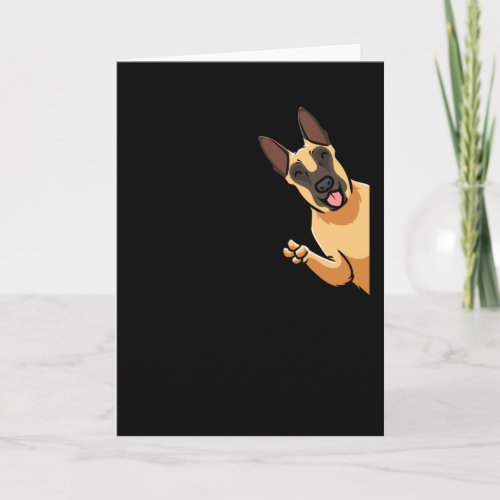 Malinois Dog Belgian Shepherd Dog Card