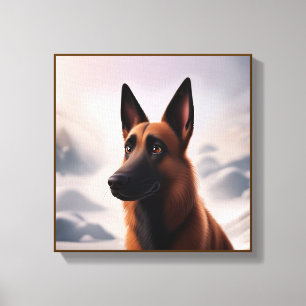 Malinois Dog Canvas Print