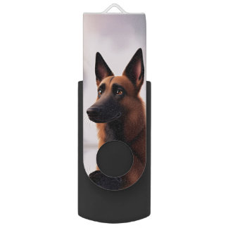Malinois Dog Flash Drive