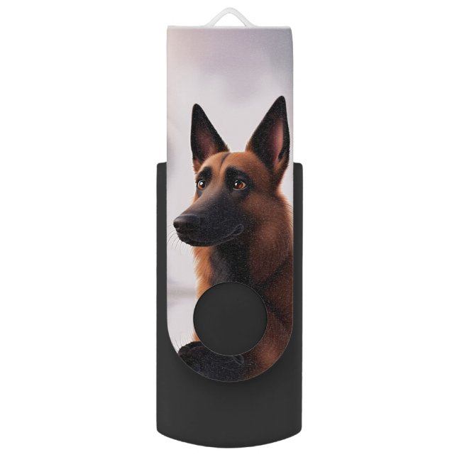 Malinois Dog Flash Drive (Front Vertical)