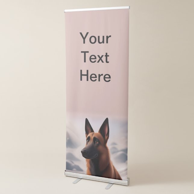 Malinois Dog Retractable Banner (3/4)