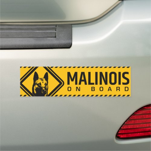 Malinois  On Board Car Magnet