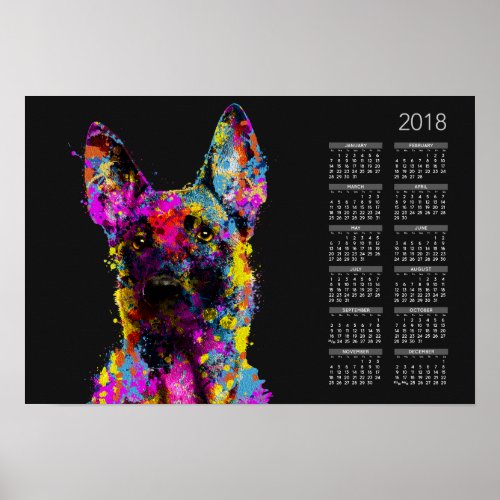 Malinois puppy_Belgian shepherd Maligator Poster