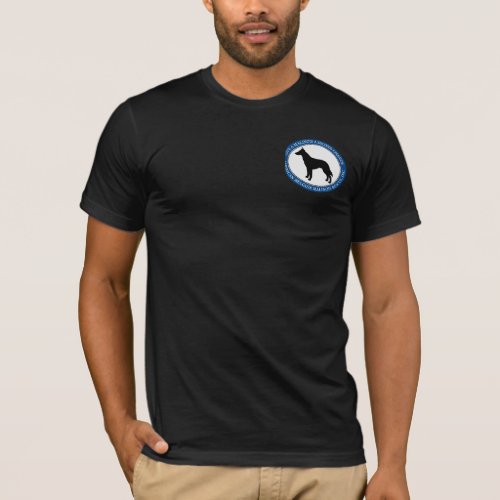 Malinois Rescue Logo Womens Dark T_shirt T_Shirt