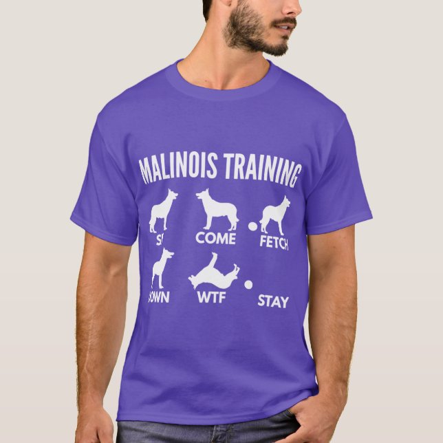 Malinoisraining Belgian Malinoisricks family T-Shirt (Front)
