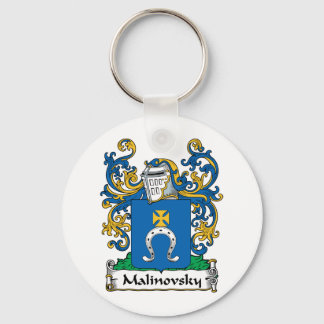 Malinovsky Family Crest Keychain