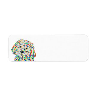 Malitpoo Dog Return Address Label