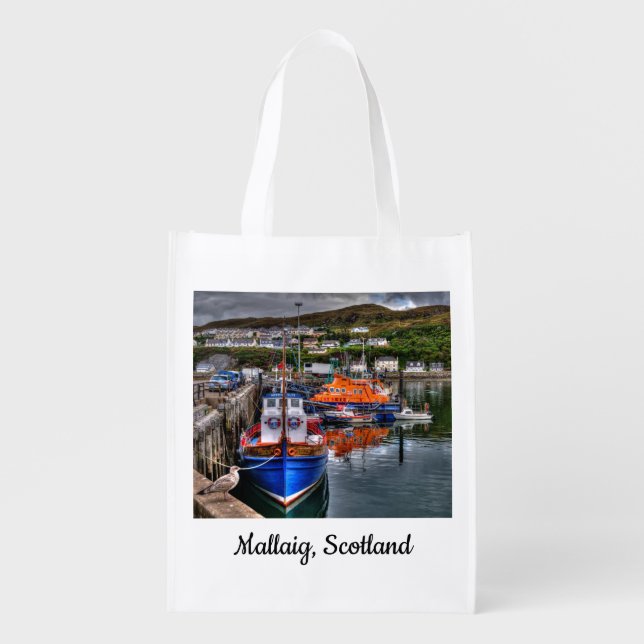 Mallaig, Scotland Reusable shopping bag (Front)