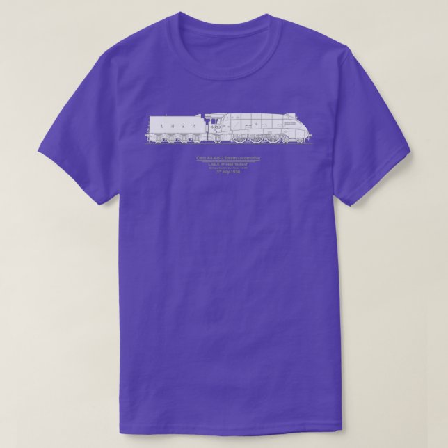 Mallard 1938 Speed Record 126 MPH T-Shirt (Design Front)