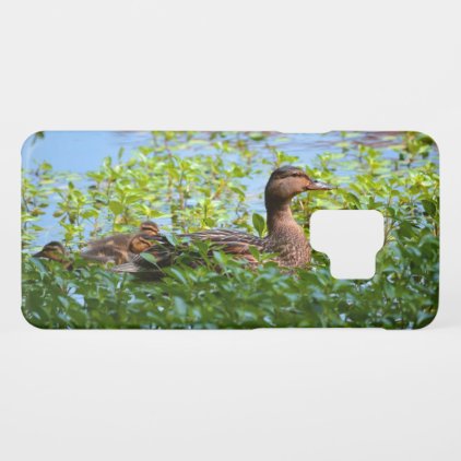 Mallard and Ducklings-Swimming by Shirley Taylor Case-Mate Samsung Galaxy S9 Case