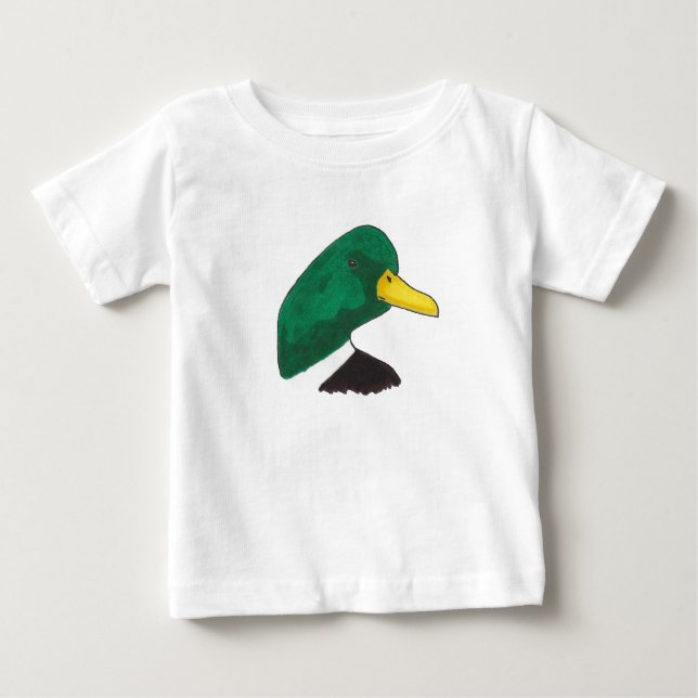 Mallard Cute Duck Baby T-Shirt (Front)
