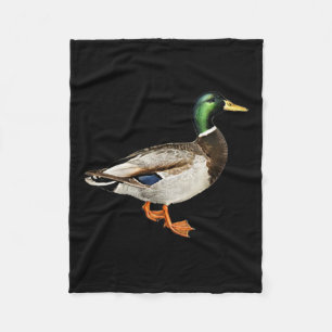 Mallard Drake Duck Pocket Logo Mallard Ducks Hunti Fleece Blanket