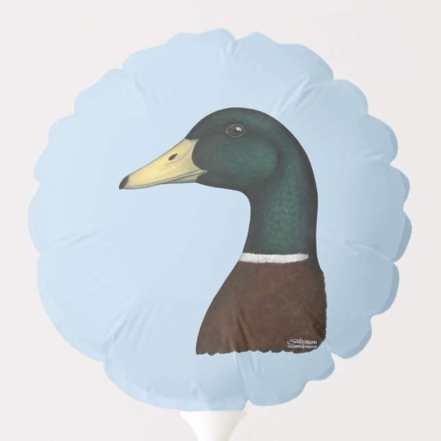 Mallard Drake Head Balloon (Back)