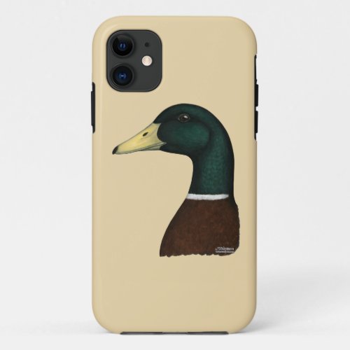 Mallard Drake Head iPhone 11 Case