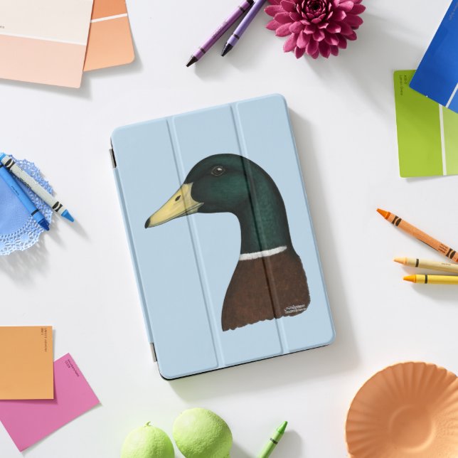 Mallard Drake Head iPad Pro Cover (Desk)