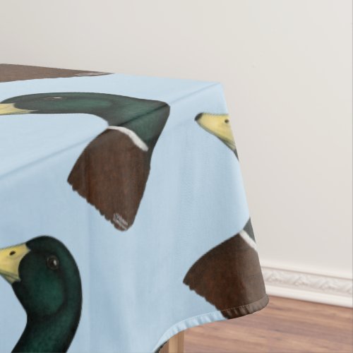 Mallard Drake Head Tablecloth