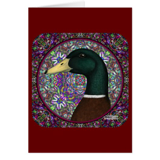 Mallard Drake Mosaic Circle (Front)